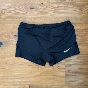 Nike Black Training Shorts with White Logo